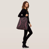 ROZE LICHTE VLINDER CROSSBODY TAS (Op model)