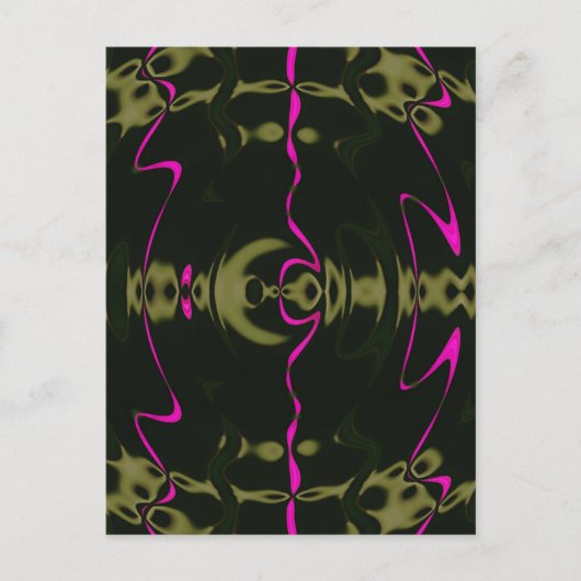 Roze lichten briefkaart (Voorkant)