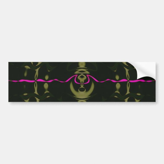 Roze lichten bumpersticker (Voorkant)