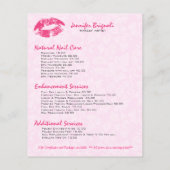 Roze lichten en Damasmaskers maken kunstmatig ontw Flyer (Achterkant)