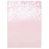 Roze Lichten Gouden Make-up Ogen Wimpers Gepersona Klembord (Achterkant)