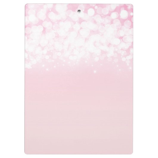 Roze Lichten Gouden Make-up Ogen Wimpers Gepersona Klembord (Achterkant)