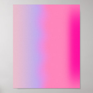 Roze Lichten Gradiënt Poster