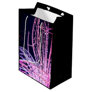 Roze lichten medium cadeauzakje