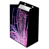 Roze lichten medium cadeauzakje (Achterkant Gekanteld)