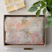 roze, lichthoningbijenpapier tissuepapier (Geschenk)