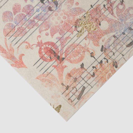  roze, lichthoningbijenpapier tissuepapier (Detail)