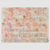  roze, lichthoningbijenpapier tissuepapier (Voorkant)