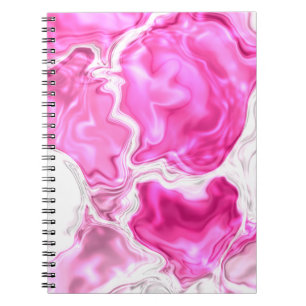 roze lichtsterkte notitieboek