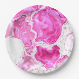 roze lichtsterkte papieren bordje