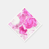 roze lichtsterkte servet (Hoek)