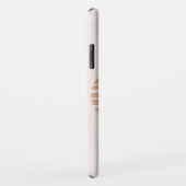 Roze, lichtzinnige geometrische moderne kunst Case-Mate iPhone case (Achterkant/rechts)