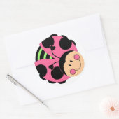 Roze lidobug Sticker (Envelop)