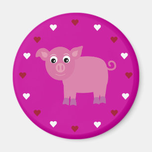  roze liefdadigheidsinstelling voor cartoon magneet