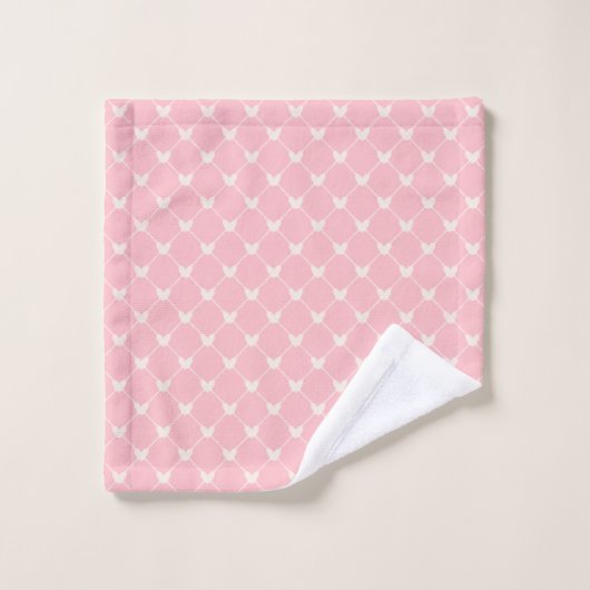 Roze liefde bad handdoek (Wasdoekje)