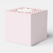 Roze Liefde Bug, Baby Meisje Bedankdoosjes (Achterkant)