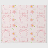 ROZE LIEFDE CADEAUPAPIER (Vlak)