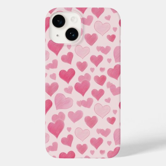 Roze liefde Case-Mate iPhone case (Achterkant)