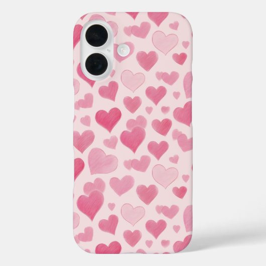 Roze liefde Case-Mate iPhone case (Achterkant)