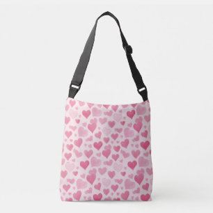 Roze liefde crossbody tas