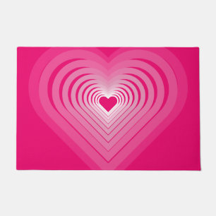 Roze liefde deurmat