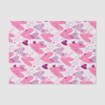 Roze Liefde Doodle Schets Patroon Valentijnsdag