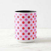 Roze Liefde Emoji koffiekop Mok (Midden)