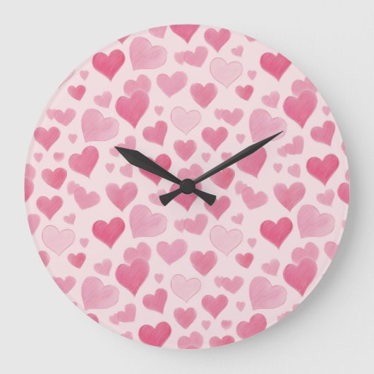 Roze liefde grote klok (Voorkant)