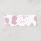 Roze Liefde hart Bruids Registry Invoegen Klantenkaartje (Achterkant)