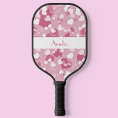  Roze Liefde Hart Gepersonaliseerd Pickleball Paddle