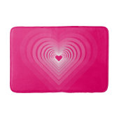 Roze liefde harten Bath Mat (Voorkant)