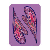 Roze liefde Harten Kunst Inspirerend Fridge Magnet Magneet (Verticaal)