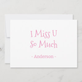 Roze Liefde Hartjes Patroon Kaart