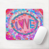  roze liefde inspirativiteit Mousepad Muismat (Met muis)