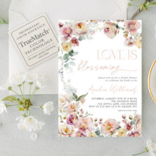  Roze Liefde is Bloeiend Vrijgezellenfeest Kaart