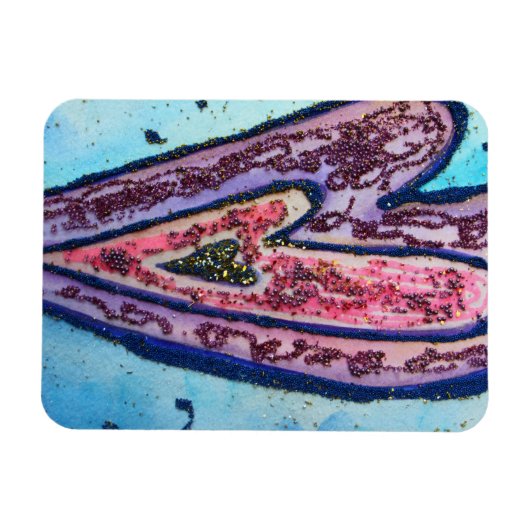 Roze liefde Kunst Inspirerend vriend Magnet Magneet (Horizontaal)