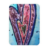 Roze liefde Kunst Inspirerend vriend Magnet Magneet (Verticaal)
