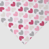 Roze liefde kunst Romantic modern meisje Tissuepapier (Detail)