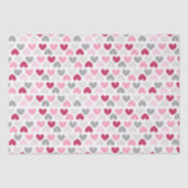 Roze liefde kunst Romantic modern meisje Tissuepapier (Voorkant)