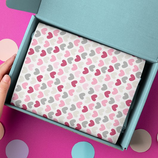 Roze liefde kunst Romantic modern meisje Tissuepapier