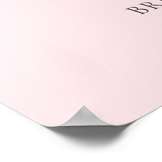 Roze Liefde Op Eerste Spritz Vrijgezellenfeest Wel Poster (Hoek)