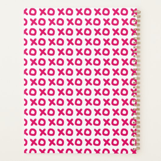 Roze liefde planner (Achterkant)