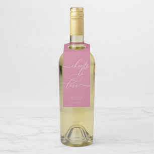 Roze Liefde Signature Feestviering Flessenhanger