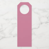 Roze Liefde Signature Feestviering Flessenhanger (Achterkant)