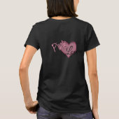 Roze liefde t-shirt (Achterkant)