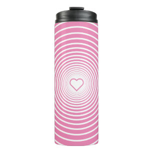 Roze liefde thermosbeker