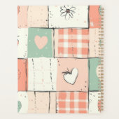 Roze Liefde Vlinder Aardbei Schattig Chic Planner (Achterkant)