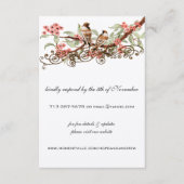 Roze Liefde Vogel  Behuizing Website Kaarten (Voorkant)