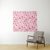 Roze liefde wandkleed (In Situ (horizontaal))