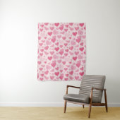 Roze liefde wandkleed (In situ)